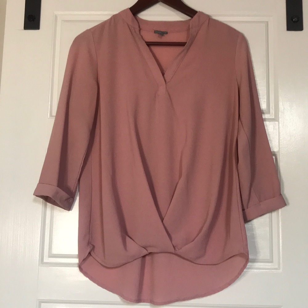 Soft pink blouse